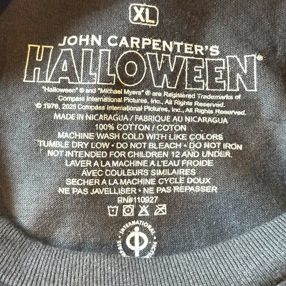 Michael Myers Halloween Fan Club Long Sleeve Graphic T Shirt XL - Picture 8 of 8
